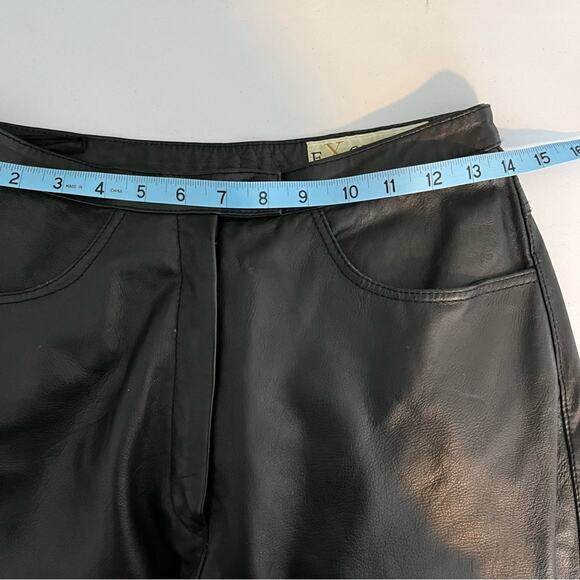Vintage Excelled Black Leather Pants Size 4 EUC - Picture 8 of 10